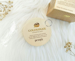 Petitfee Gold & Snail Hydrogel Eye Patch, 60 Pieces