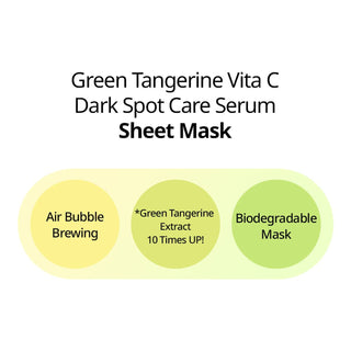 Goodal Green Tangerine Vita C Dark Spot Care Serum Mask 5pcs