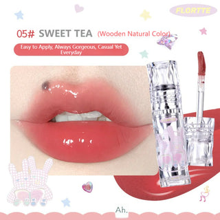 FLORTTE Girl's World Non-Stick Cup Lip Lacquer