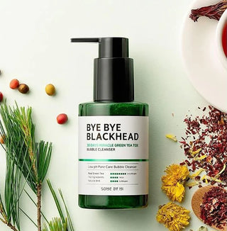 SOME BY MI Bye Bye Black head 30 Days Miracle Green Tea Tox Bubble Cleanser 120g