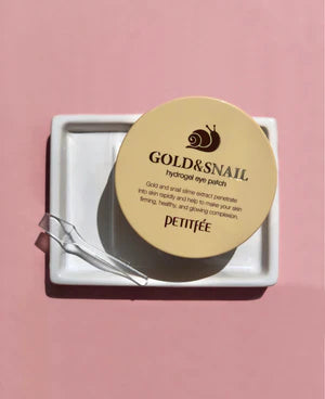 Petitfee Gold & Snail Hydrogel Eye Patch, 60 Pieces