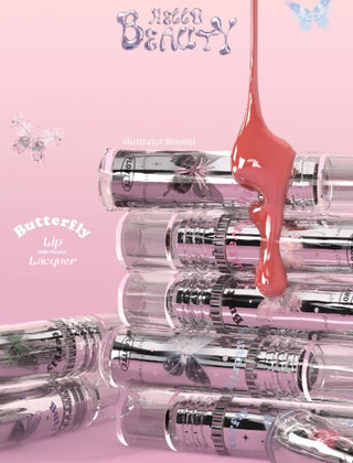 Flortte Butterfly Hello Beauty Lip Lacquer