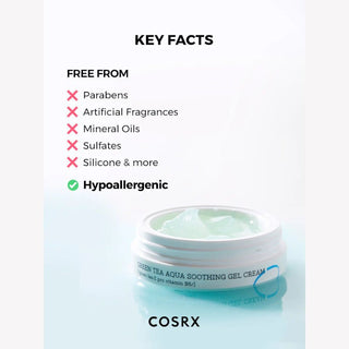 COSRX Hydrium Green Tea Aqua Soothing Gel Cream