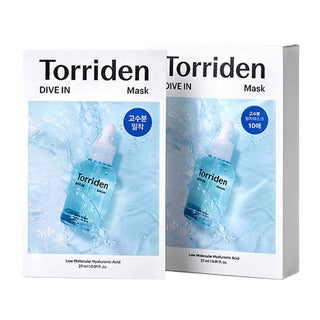 Torriden DIVE-IN Low Molecular Hyaluronic Acid Mask 10 sheets