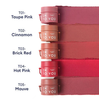 INTO YOU Barreled Matte Lip Cheek Mud