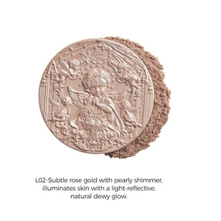 Flower Knows Little Angel Embossed Highlighter L02 Paradise Lost