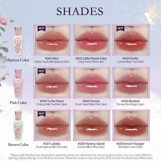 Flower Knows Midsummer Fairytales Collection Coating Lip Lacquer (9 Colors)